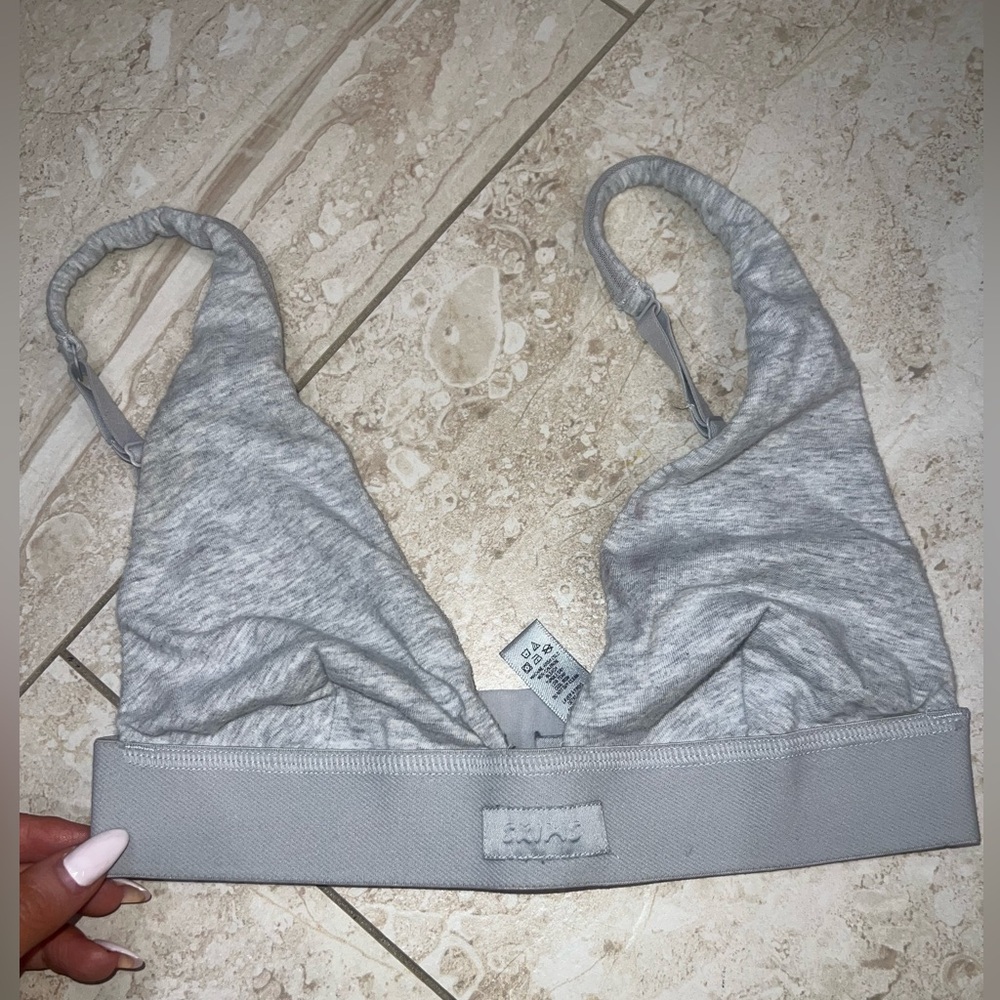 Skims bralette with mesh lining and adjustable straps
